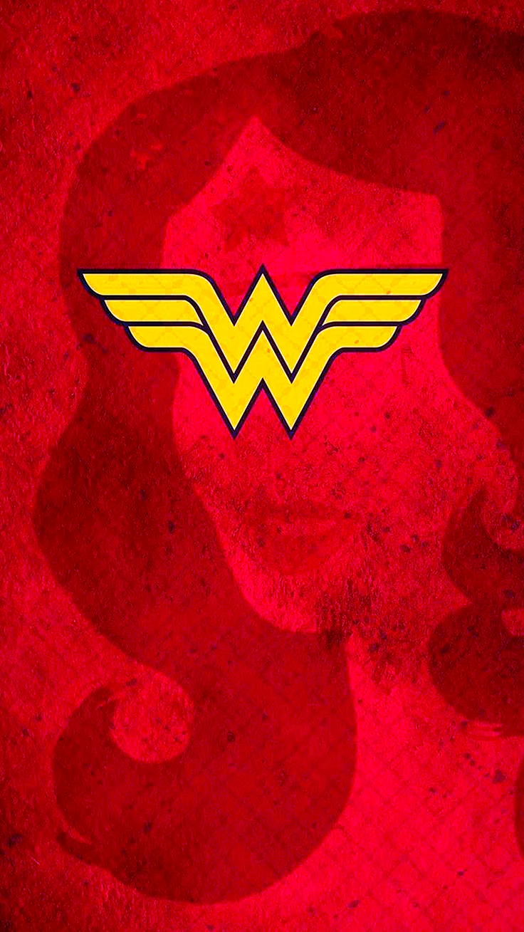Wonder Woman Logo Wallpaper For iPhone