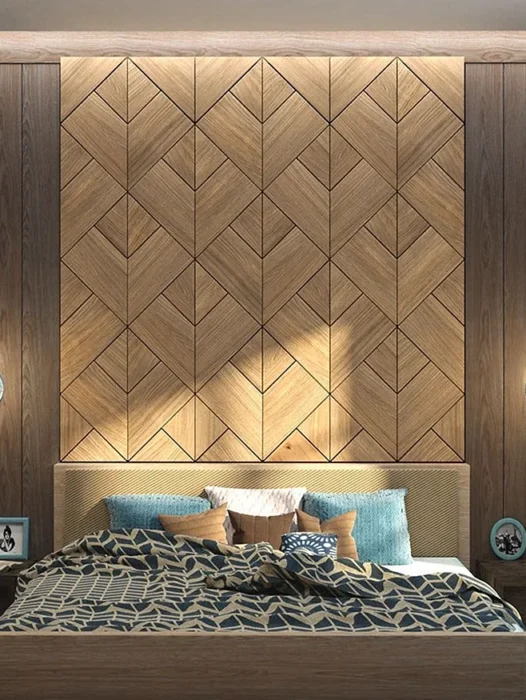 Wood Panel Wall Wallpaper