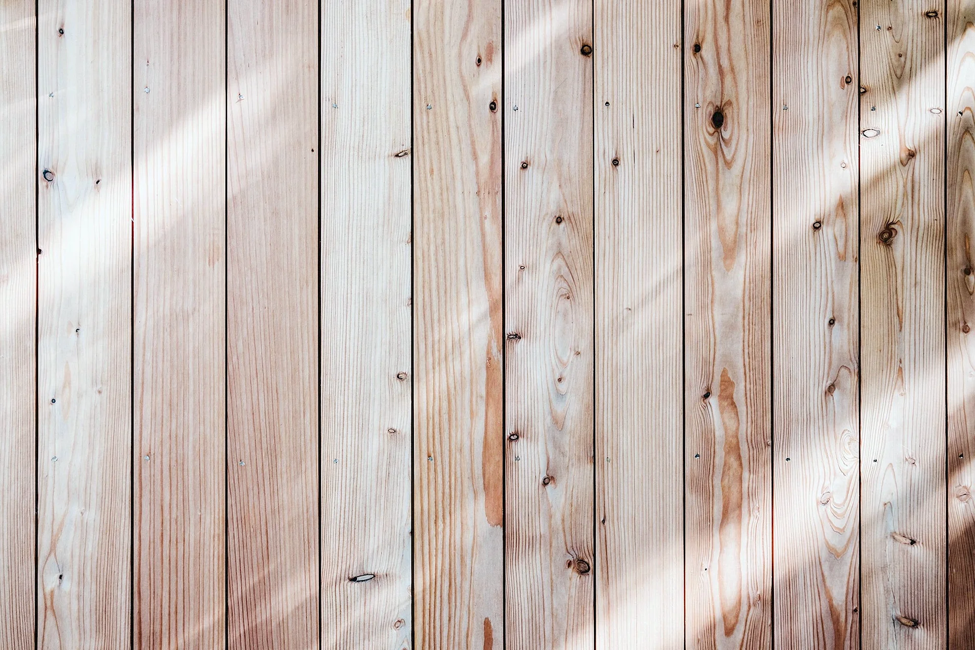 Wood Planks White Wallpaper