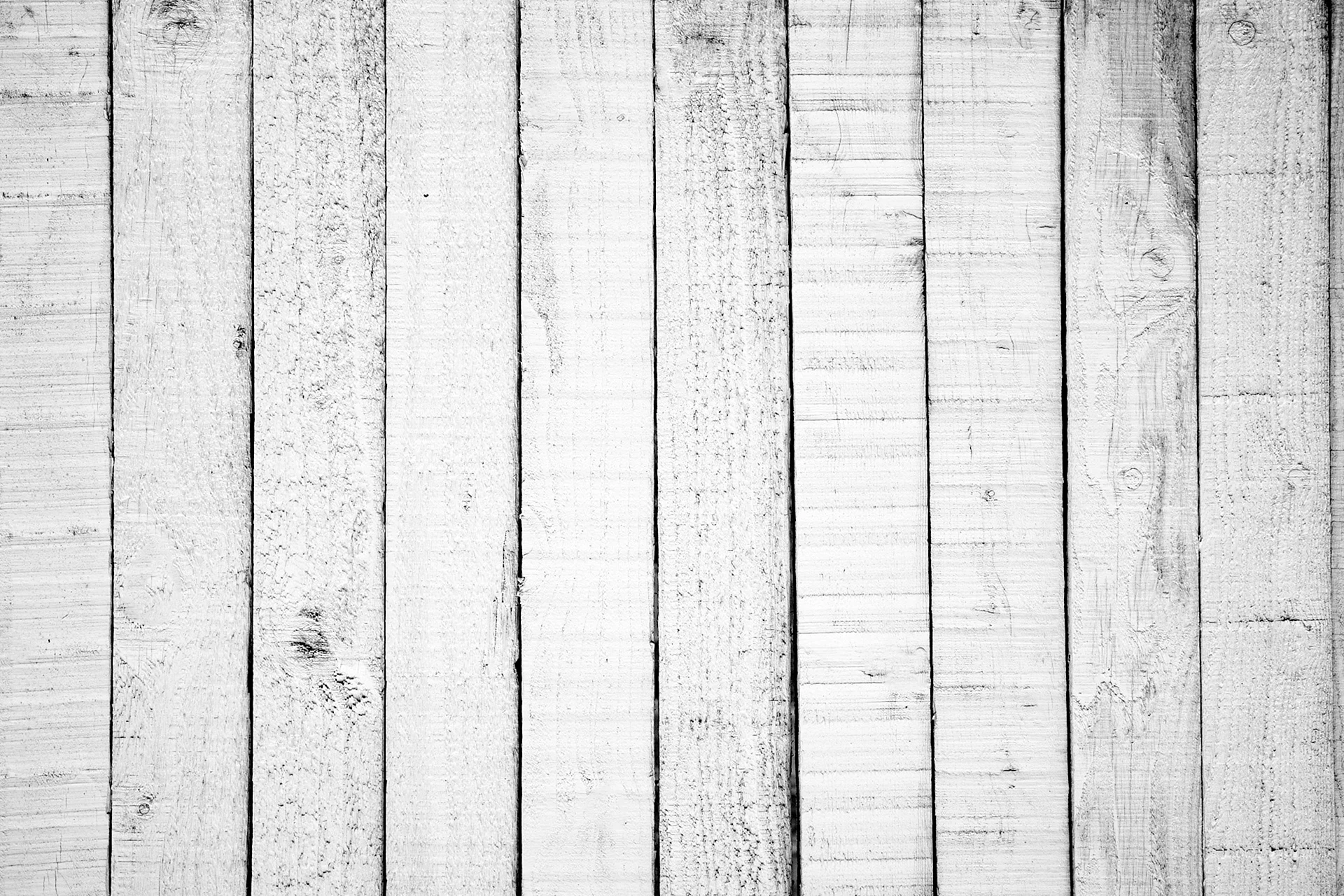 Wood Planks White Wallpaper