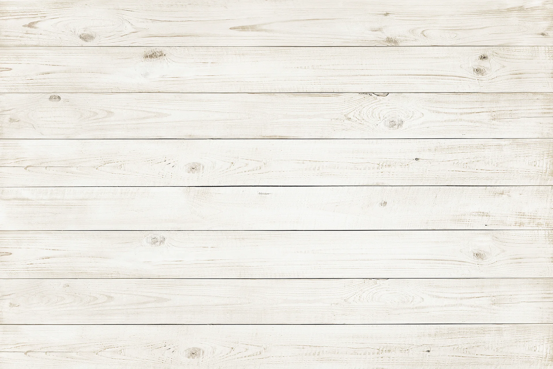 Wood Planks White Wallpaper