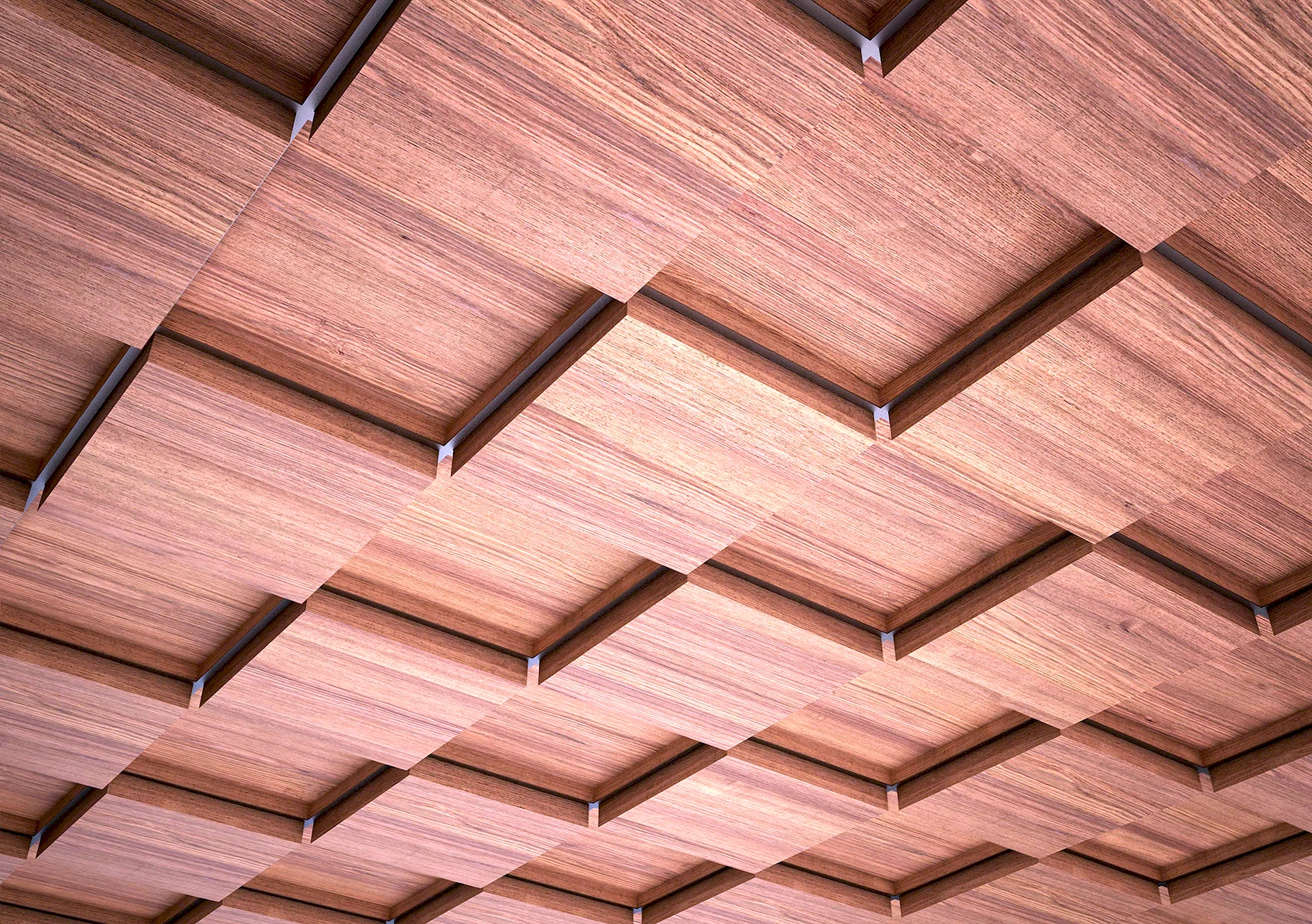 Wooden Tiles Ceiling Tiles Wallpaper