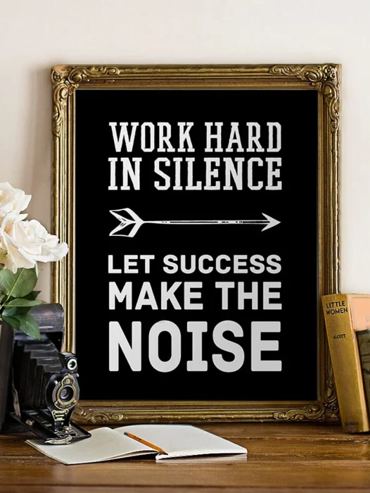 Work Hard In Silence Wallpaper