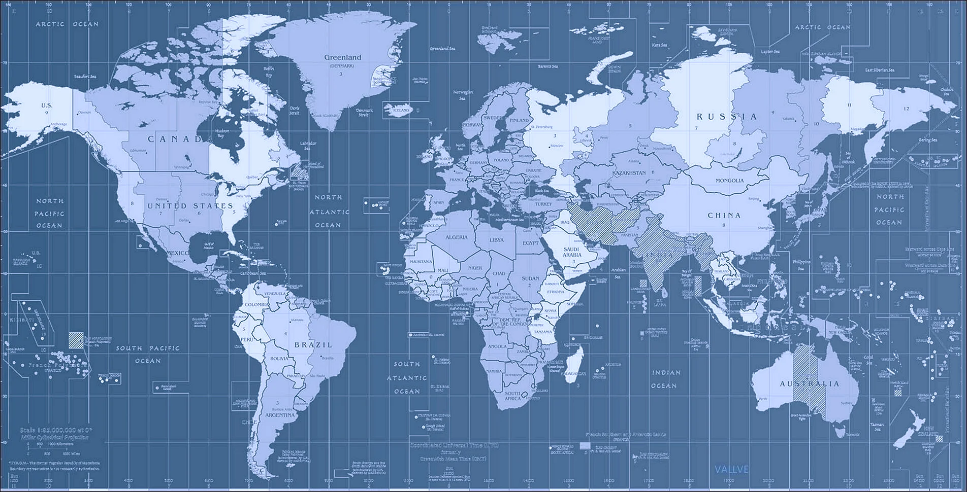 World Map Wallpaper