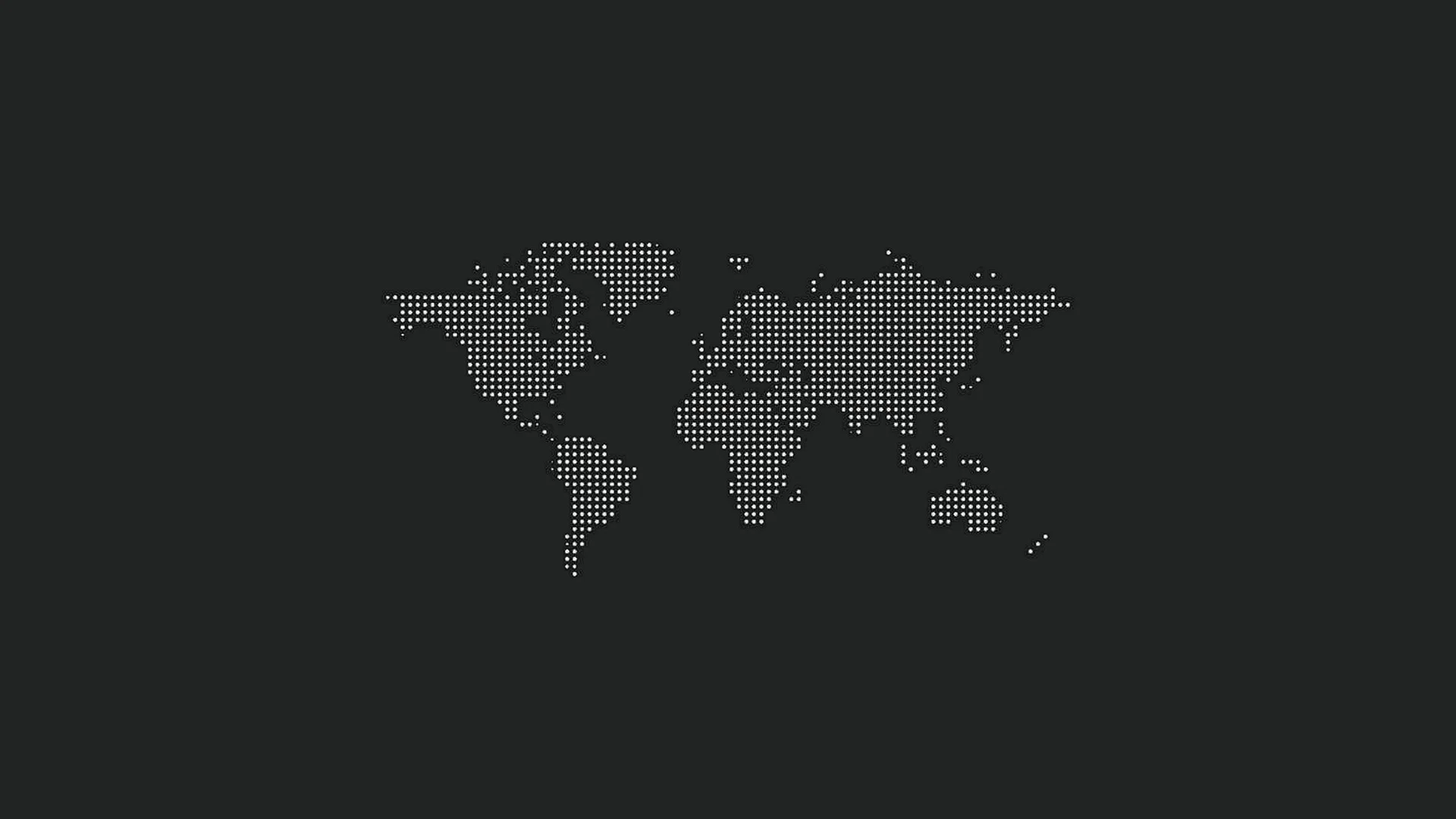 World Map Dark Wallpaper