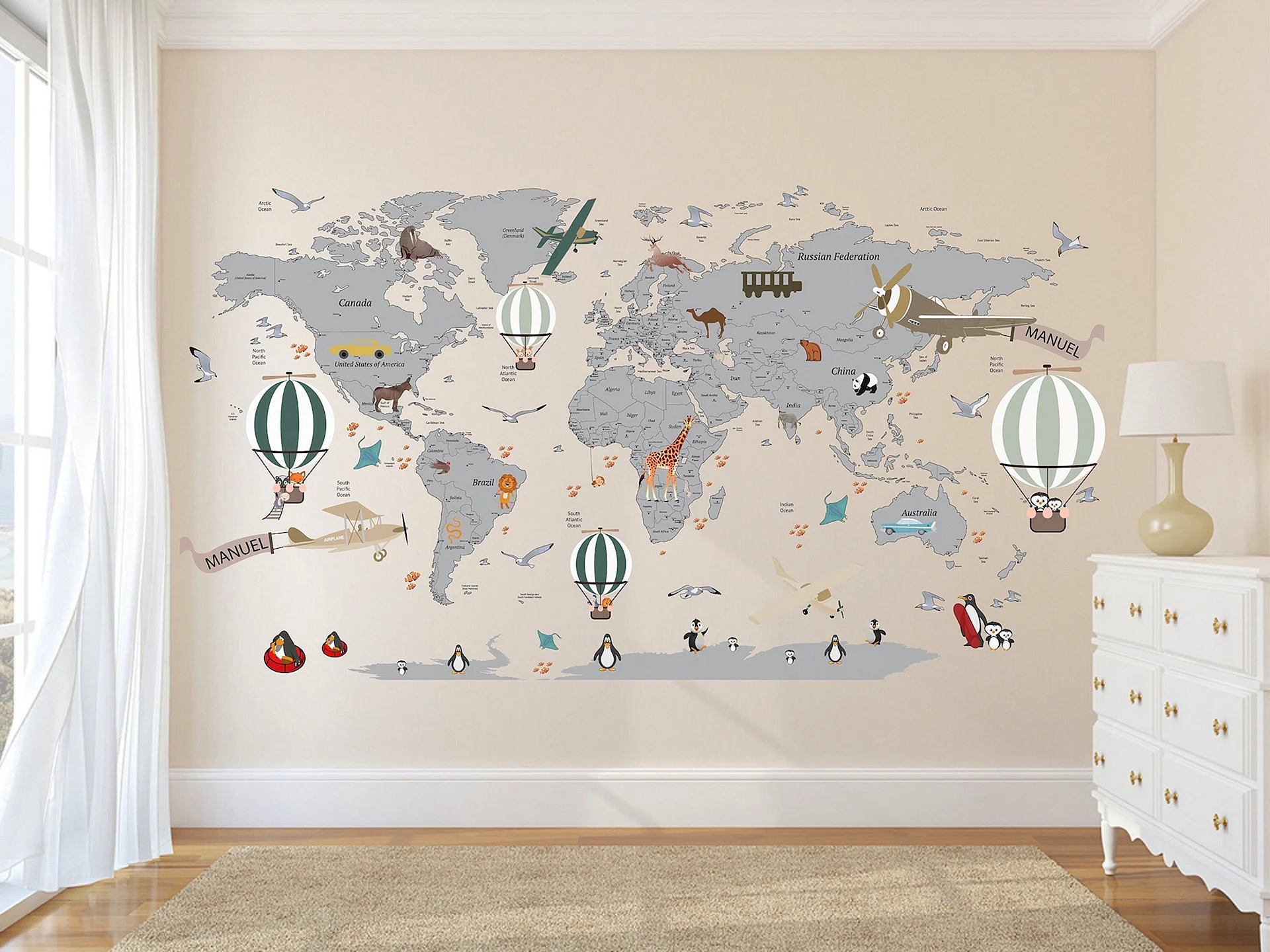 World Map For Wall Wallpaper