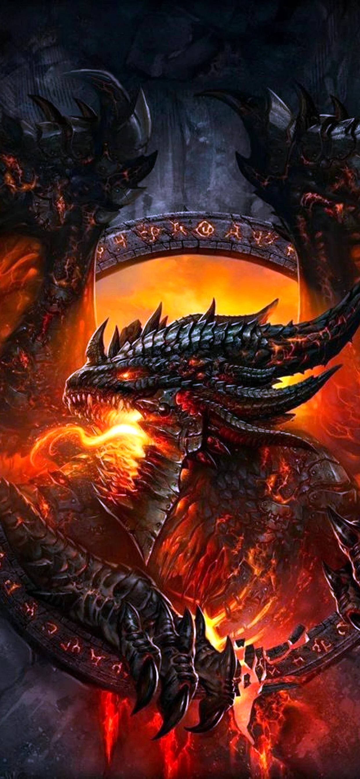 World Of Warcraft Dragon Wallpaper for iPhone 11 Pro Max