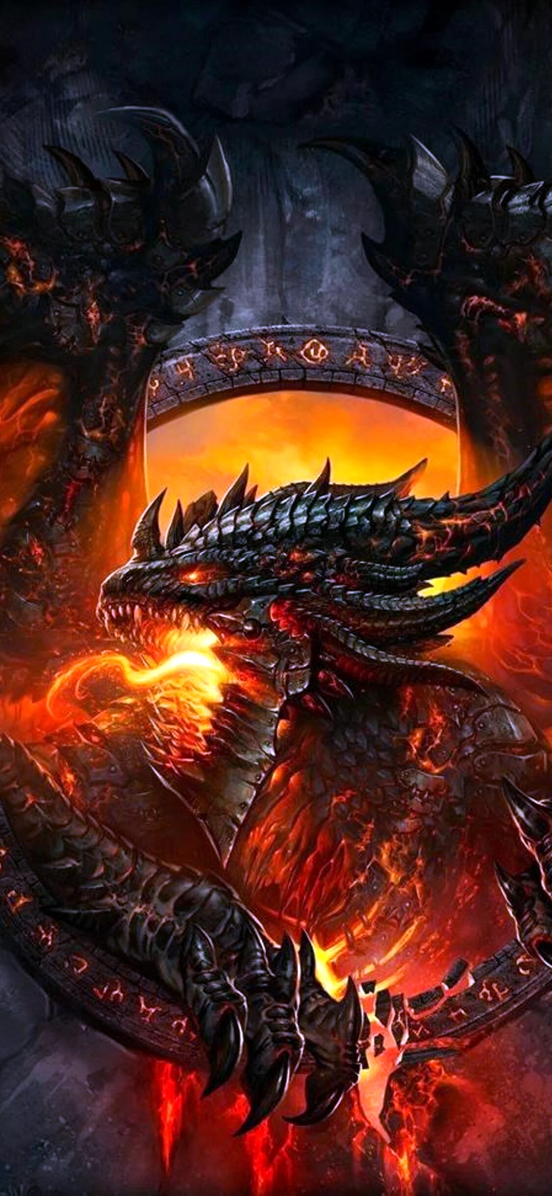 World Of Warcraft Dragon Wallpaper for iPhone 11 Pro