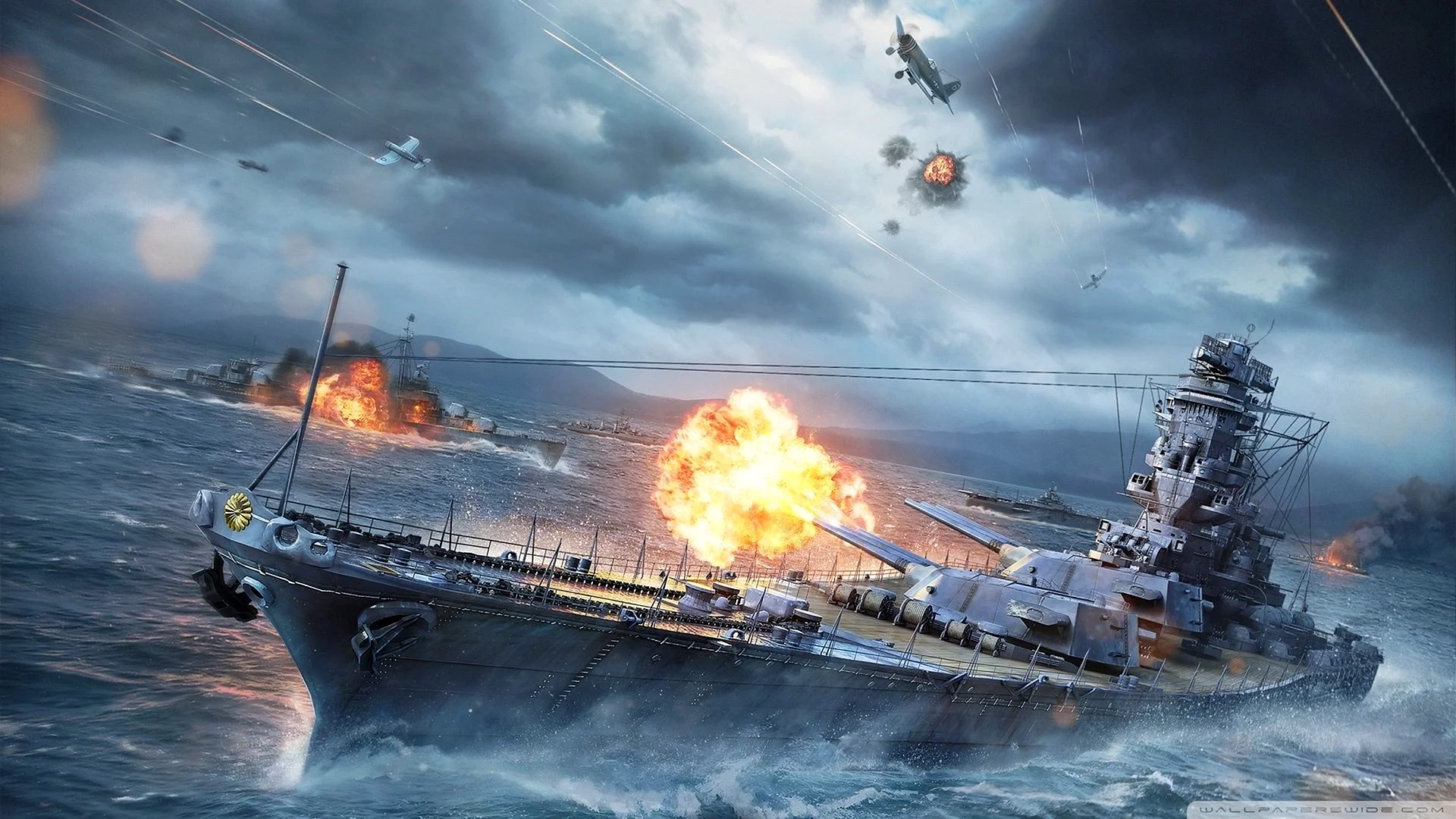 World Of Warships Napoli Wallpaper