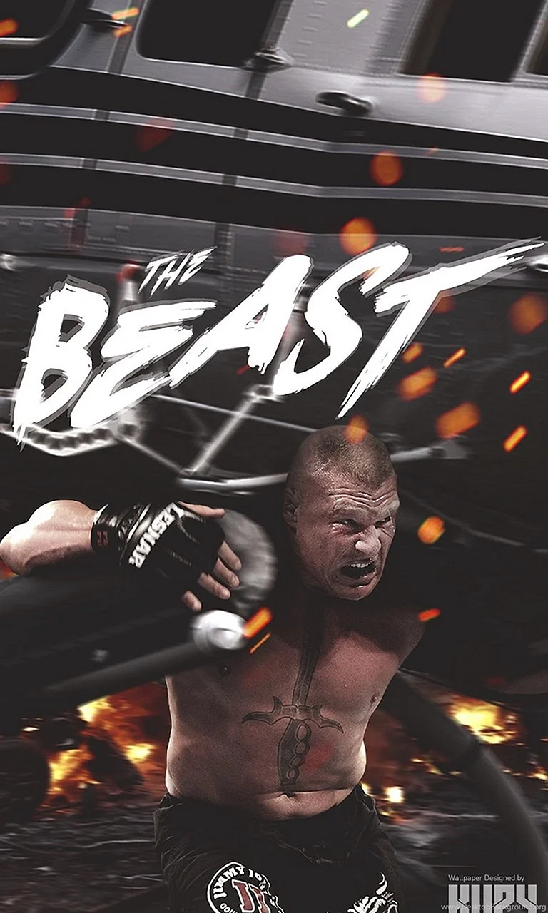 Wwe Beast Logo Brock Lesnar Wallpaper For iPhone