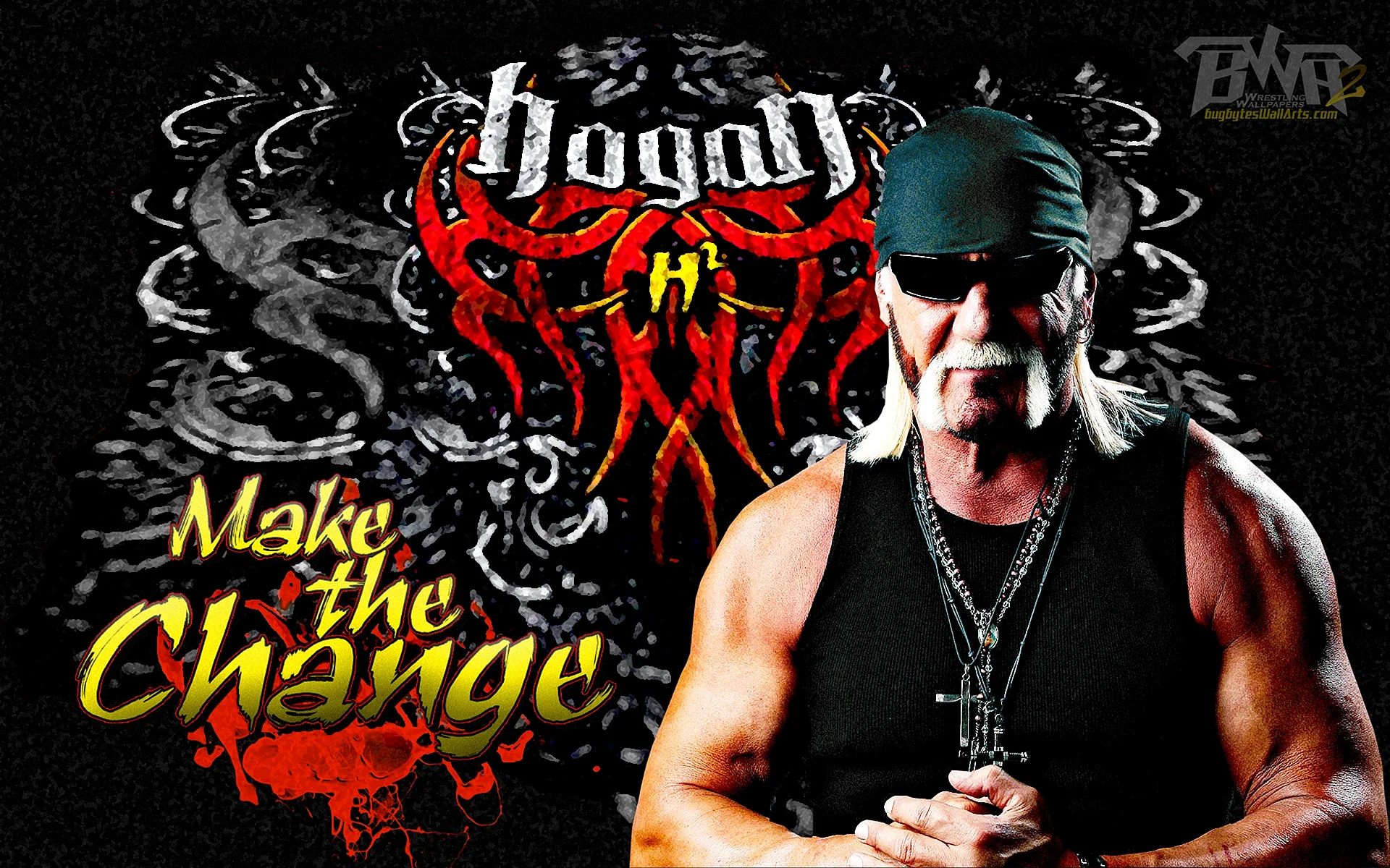 Wwe Hulk Hogan Logos Wallpaper