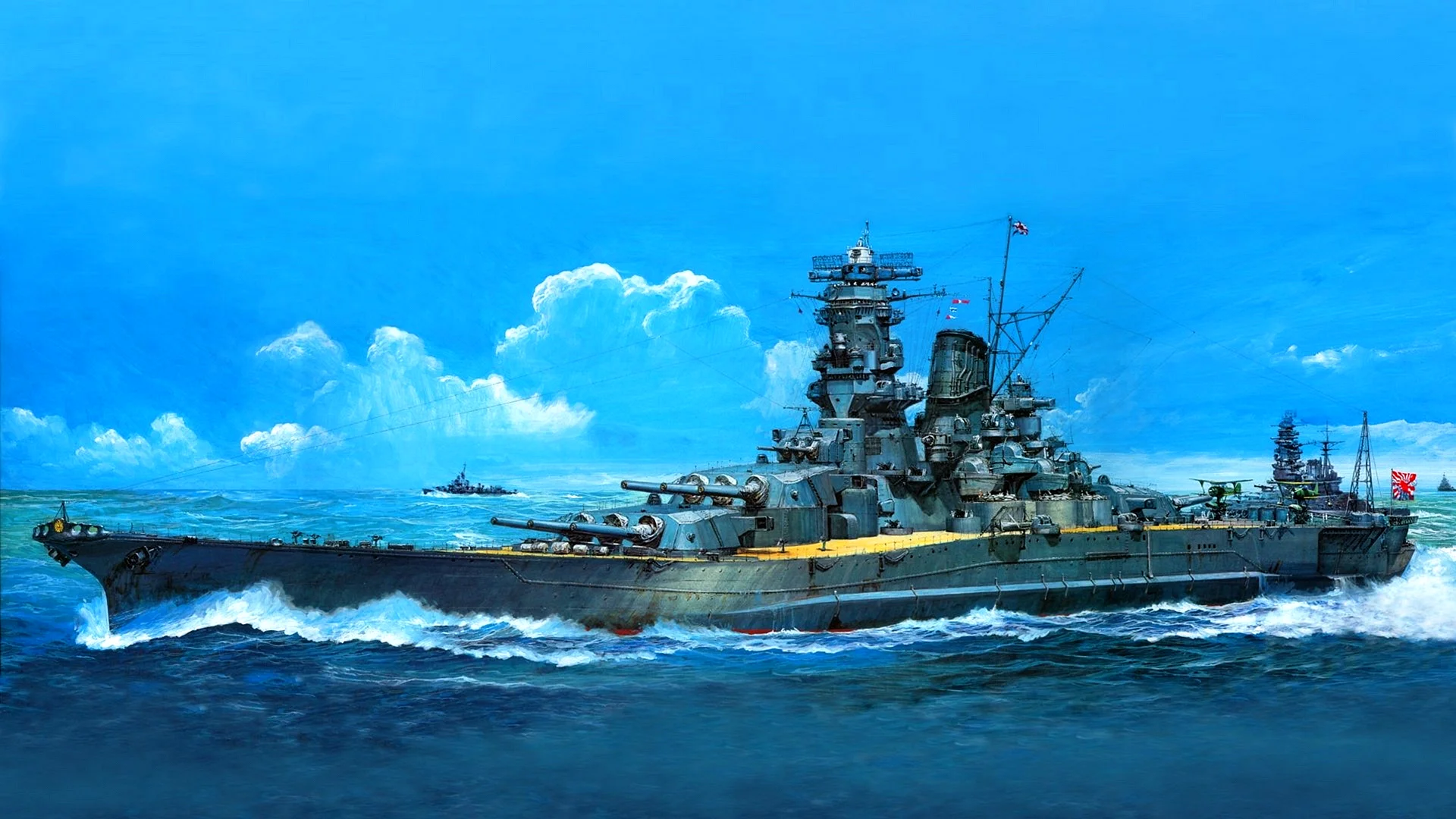 Yamato Class Battleship Wallpaper
