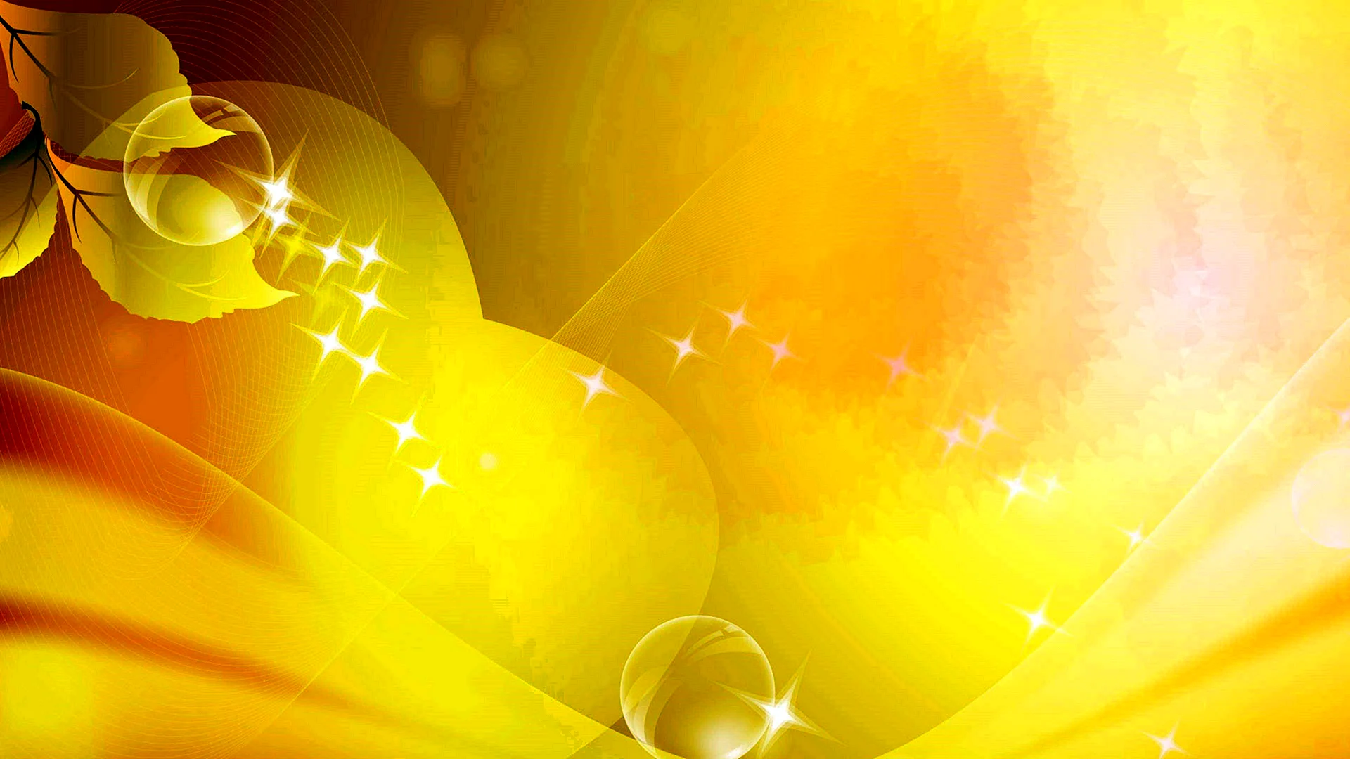 Yellow Background Wallpaper