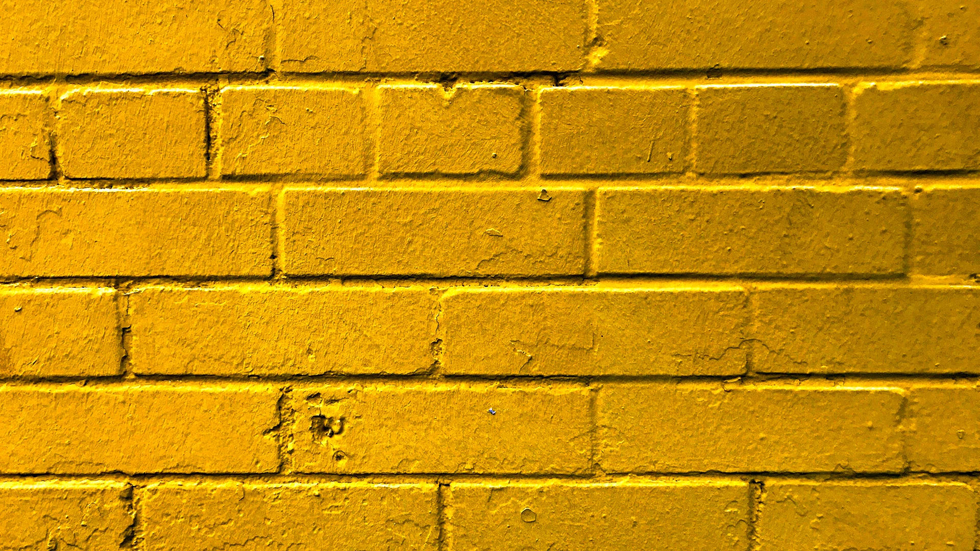 Yellow Brick Wall Wallpaper