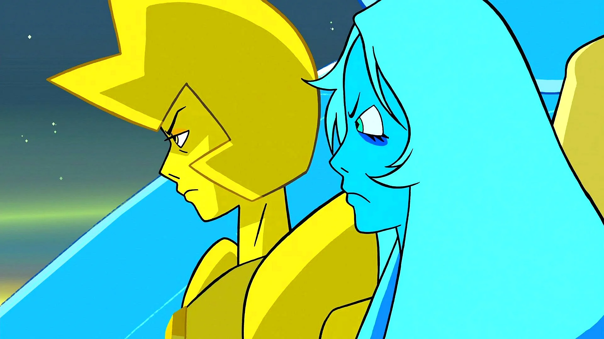 Yellow Diamond And Blue Diamond Steven Universe Wallpaper