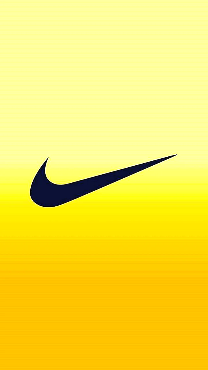 Yellow Nike Logo Wallpaper