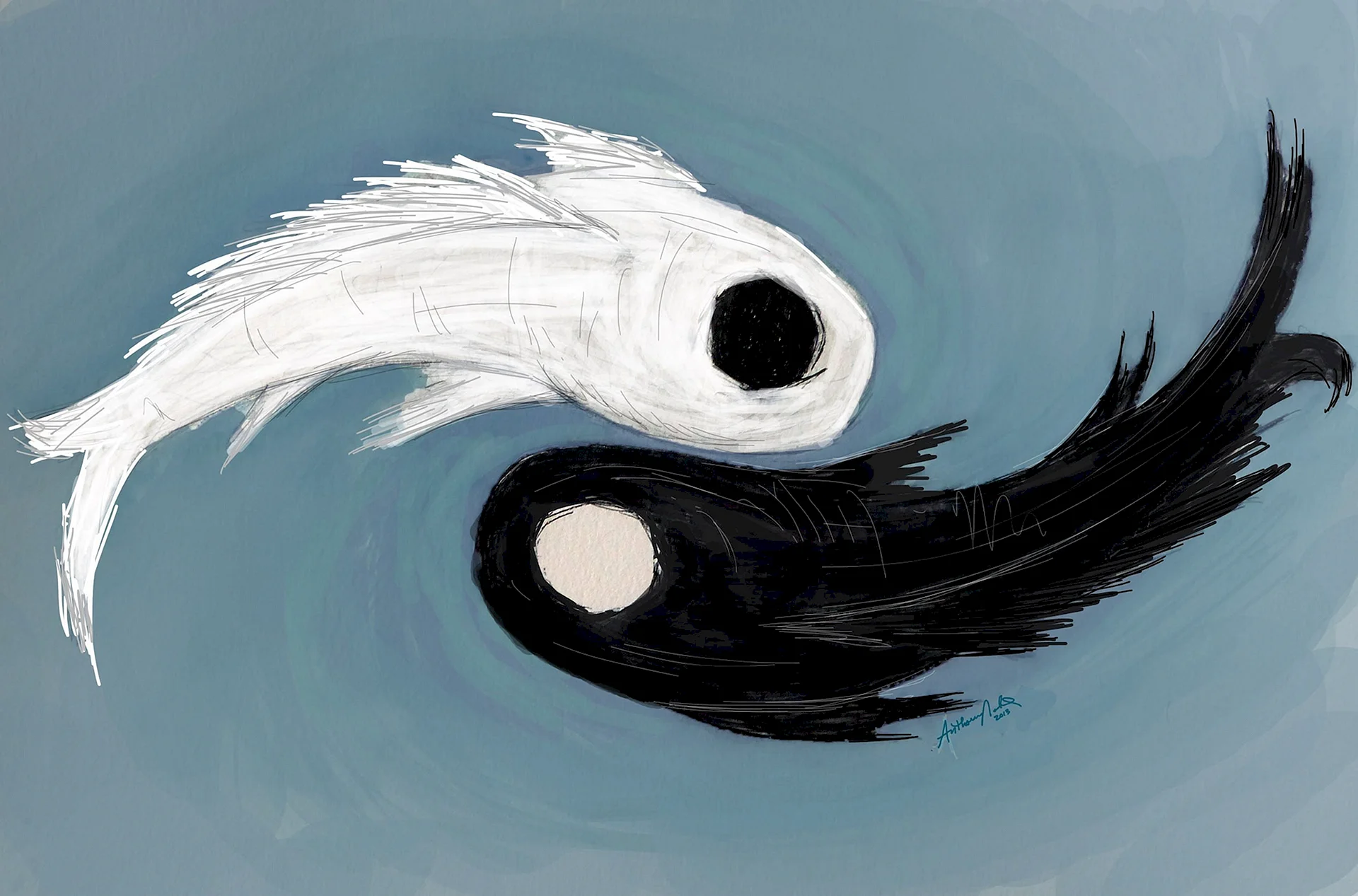 Ying Yang Wallpaper