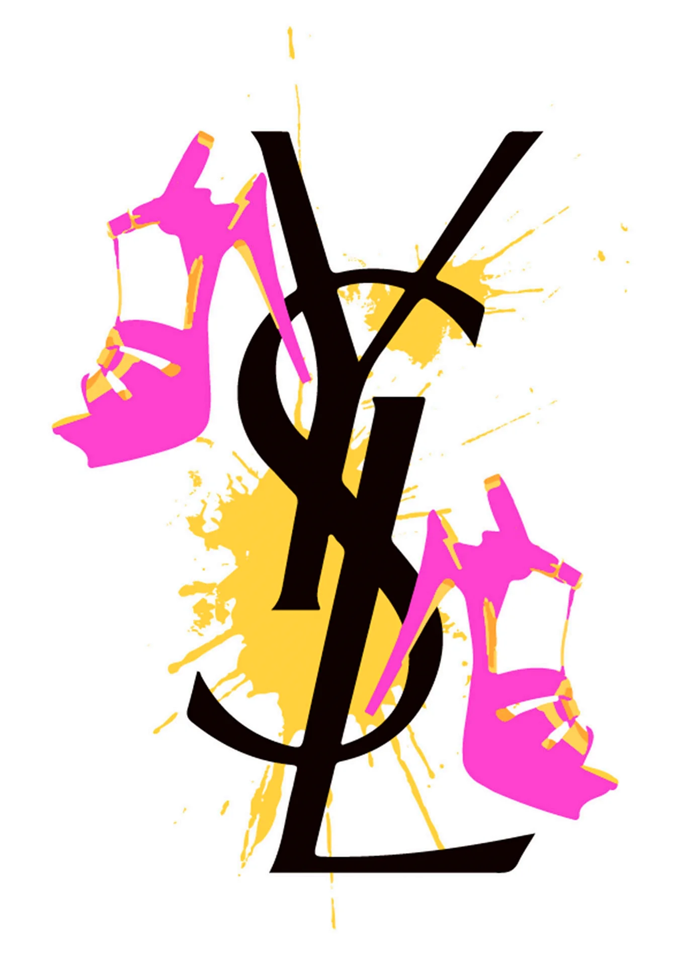 Ysl Logo Wallpaper