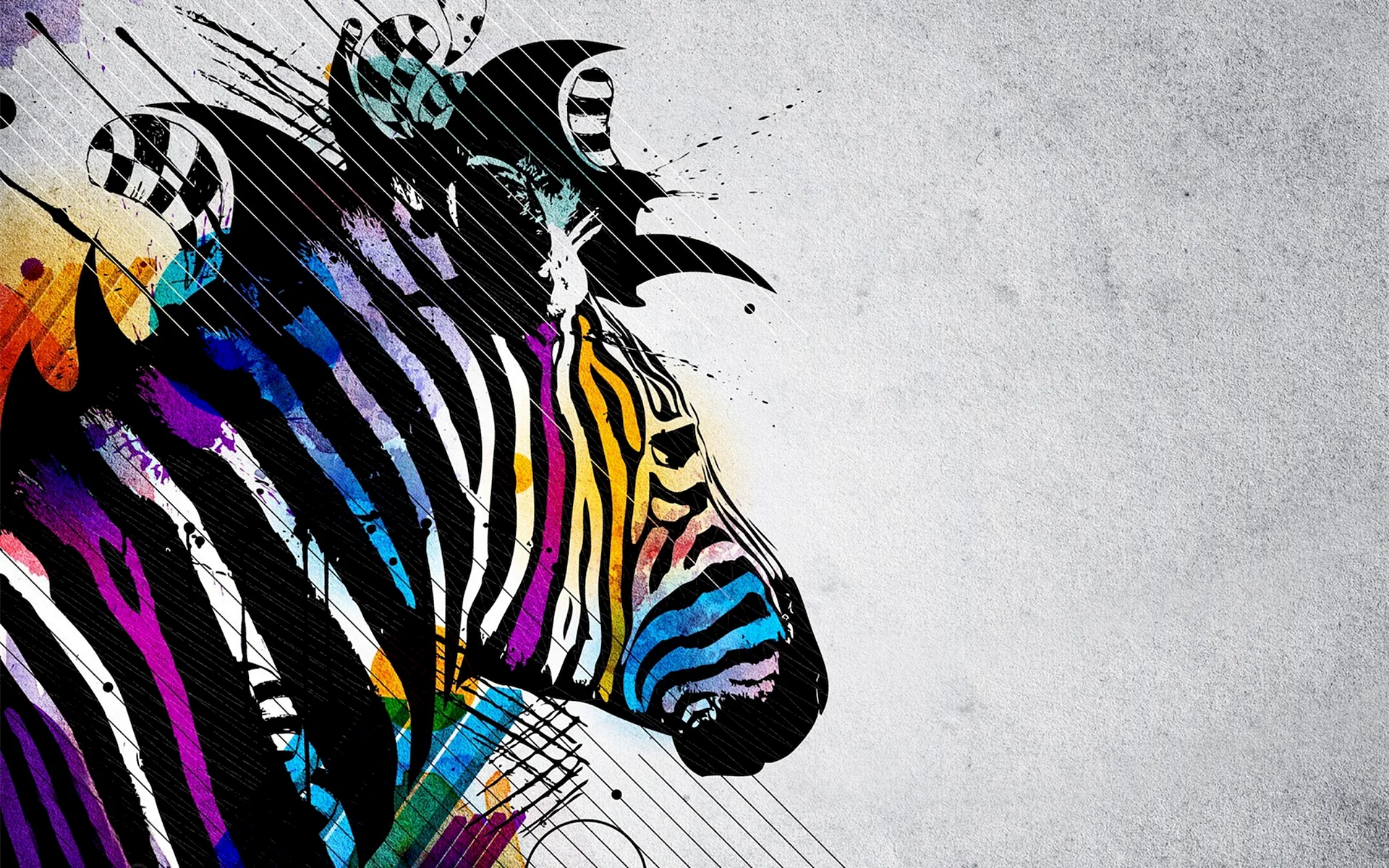 Zebra Art Wallpaper