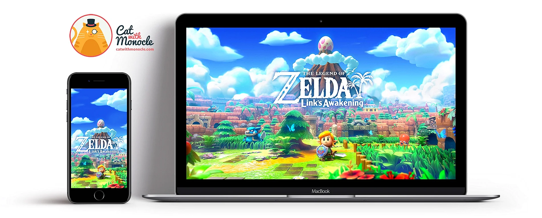 Zelda Links Awakening Switch Cover Wallpaper