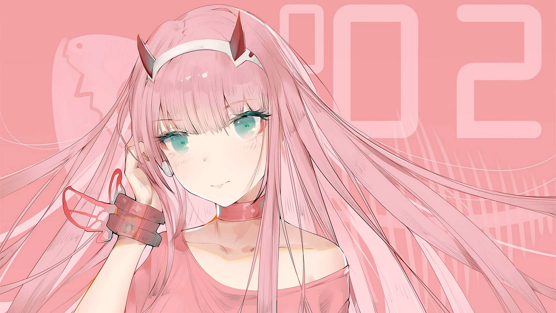 Zero Two Wallpaper