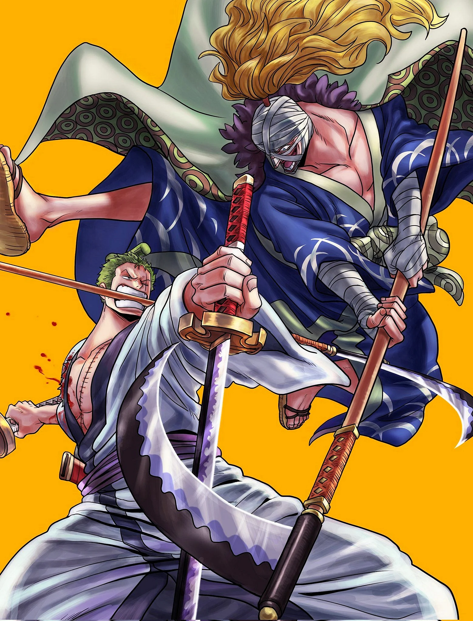 Zoro Vs Killer One Piece Wallpaper